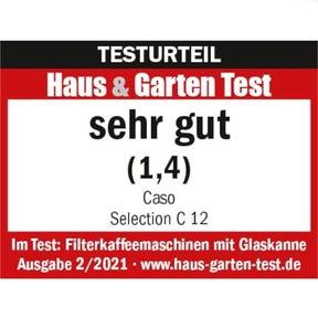 Selection C 12 Design Kaffeemaschine mit Glaskanne