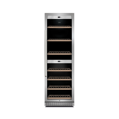 WineChef Pro 180 Design Weinkühlschrank, für bis zu 180 Flaschen, 2 Temperaturzonen