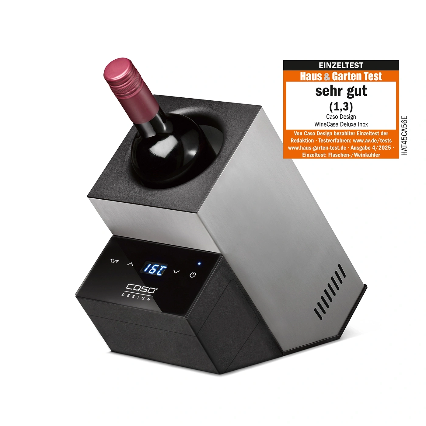 WineCase Deluxe Inox Wine cooler for one bottle