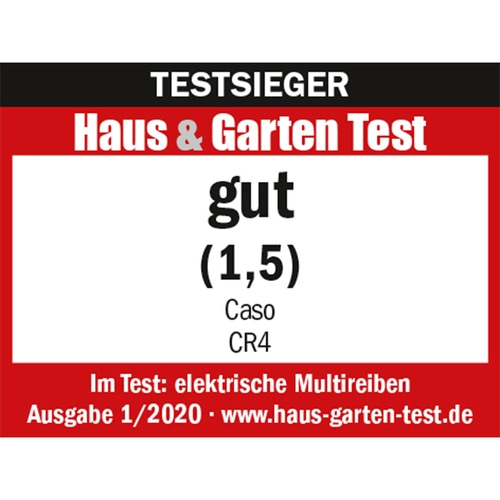 CR 4 Elektrische Multireibe, Testsieger