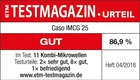 Test magazine review: Caso IMCG 25, rating GOOD, 86.9%, issue 04/2016, 11 combi microwaves tested.