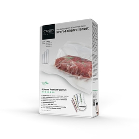 Professional foil set for vacuuming + sous vide cooking for your vacuum sealer