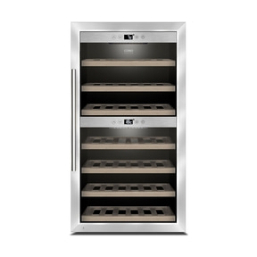 WineComfort 66 Design Weinkühlschrank, für bis zu 66 Flaschen, 2 Temperaturzonen
