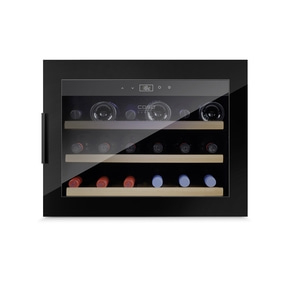 WineSafe 18 EB Black Design wine cooler, for up to 18 bottles, 1 temperature zones