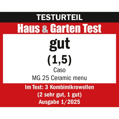 MG 25 Ceramic menu 2 in 1 Design Microwave - Grill