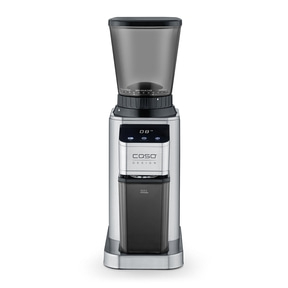 BaristaChef Inox Kaffeemühle mit Auffangbehälter und Siebträgerhaltung