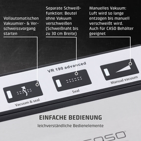 VR 190 advanced Vakuumierer