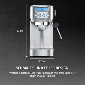 EspressoGourmet Crema Café Siebträgermaschine