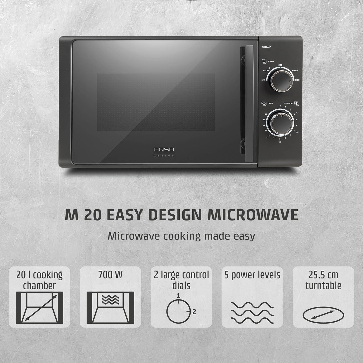 M 20 EASY Design Microwave, test winner