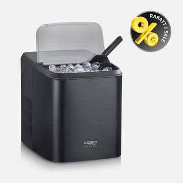 Black ice maker with discount symbol