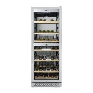 WineChef Pro 126 Design Weinkühlschrank, für bis zu 126 Flaschen, 2 Temperaturzonen