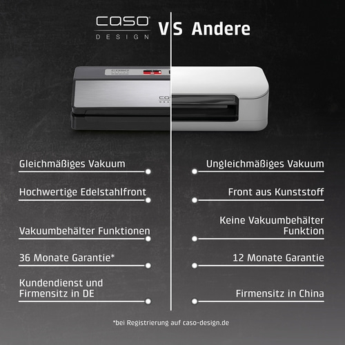 VR 390 advanced Vacuum system