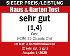 Haus & Garten Test, very good, 1.4, Caso, HCMG 25 Ceramic Chef, Issue 1/2025