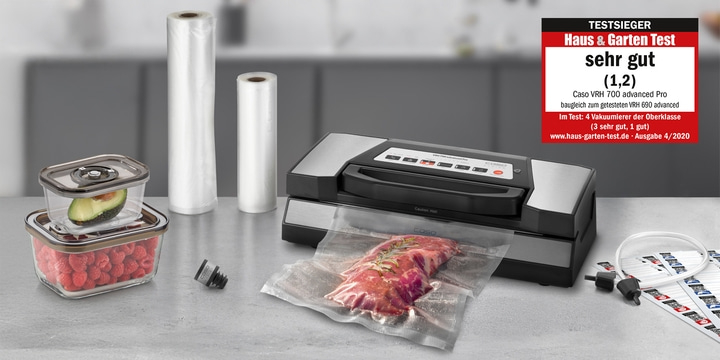 Design Vakuumierer mit Zubehör: VRH 700 advanced Pro - Januar 2026 | Pressemitteilung
