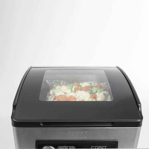 VacuChef 70 Professional chamber vacuum sealer for safe vacuuming and sealing, even with moist and liquid foods.