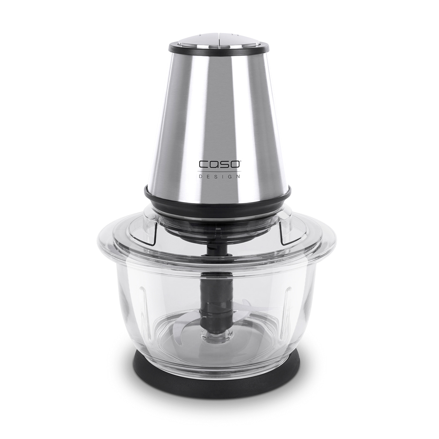 Food processor with glass container and stainless steel design, Caso Design