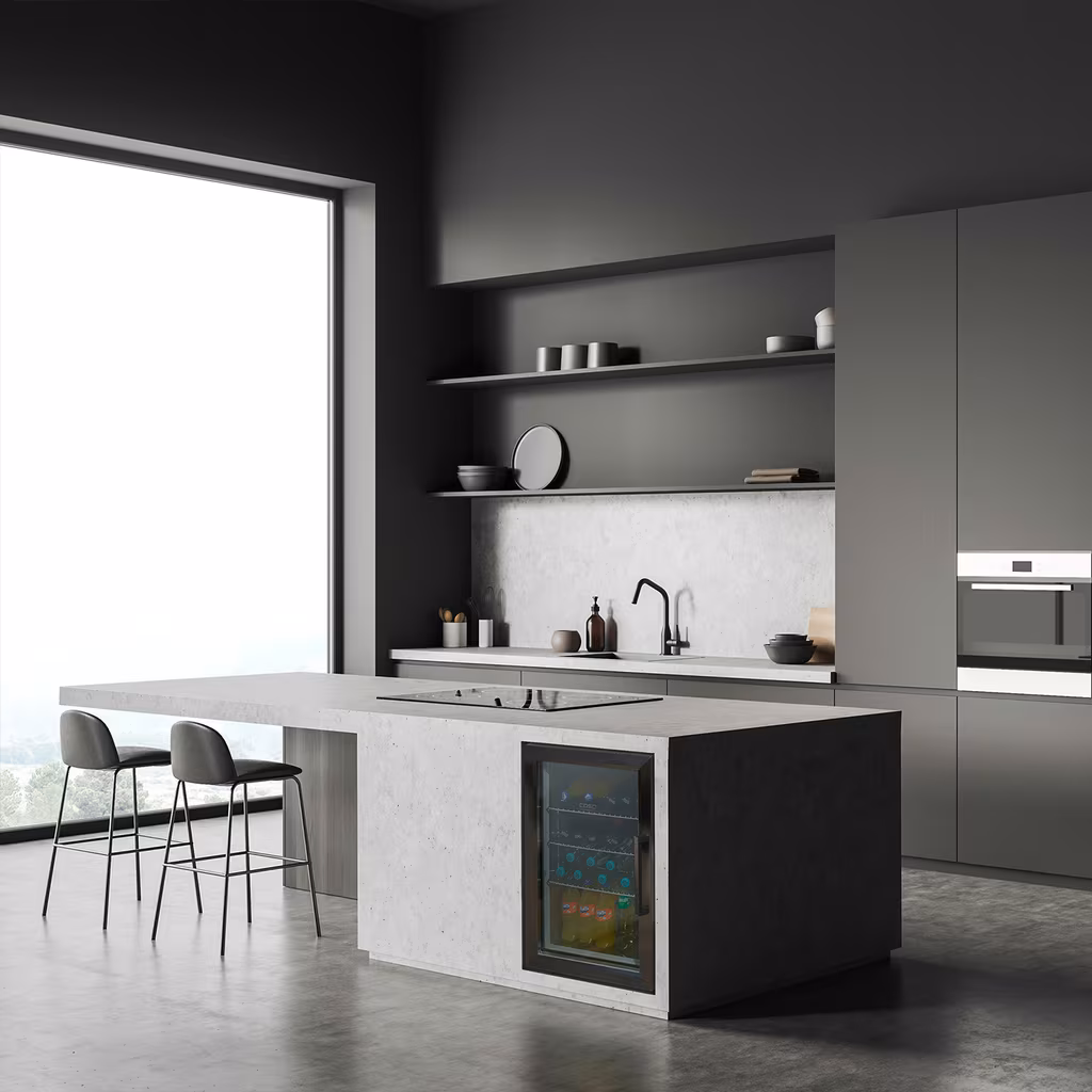 Холодильник для напоїв CASO BBQ Cooler Black S-L 63 л, чорний, ліві петлі, 703