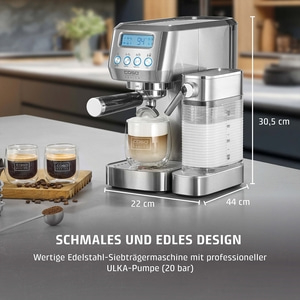 EspressoGourmet Latte Siebträgermaschine