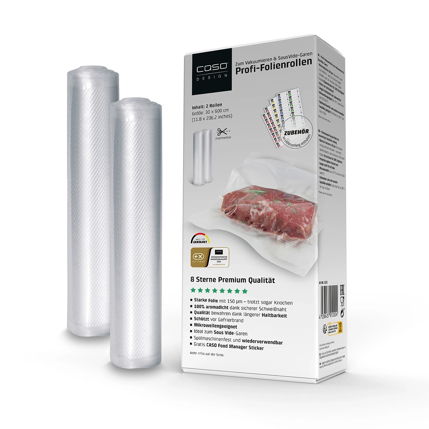 Profi-Folienrollen zum Vakuumieren & Sous Vide-Garen