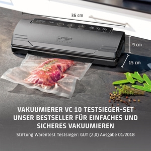 VC 10 Special edition Stiftung Warentest test winner GOOD (2.0), 01/2018 edition, vacuum system