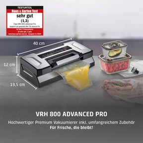 VRH 800 advanced Pro Vakuumiergerät mit extra Zubehör