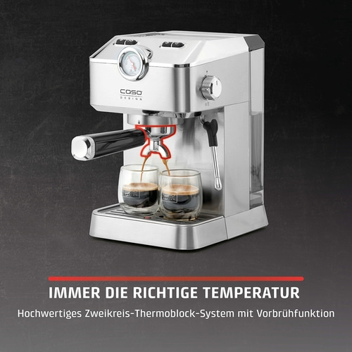 EspressoGourmet Design Siebträgermaschine