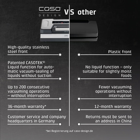 VRH 800 advanced Pro Vacuum sealer incl. wide range of accessories