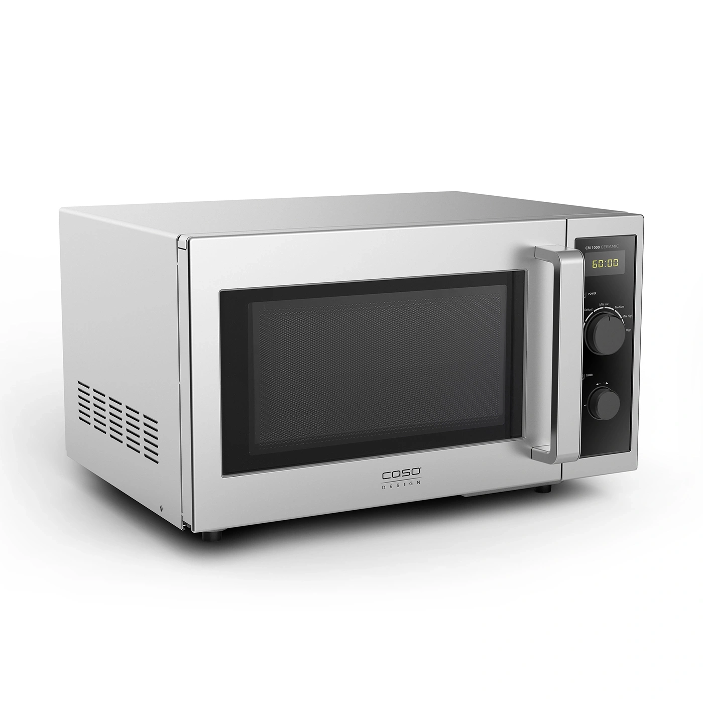 Microwave, silver, Caso Design, CM 1000 Ceramic, 60:00, kitchen appliance, modern