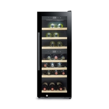WineExclusive 38 Smart Design Weinkühlschrank, für bis zu 38 Flaschen, 2 Temperaturzonen