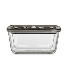 VacuBoxx Eco L Glass vacuum container with SAN lid