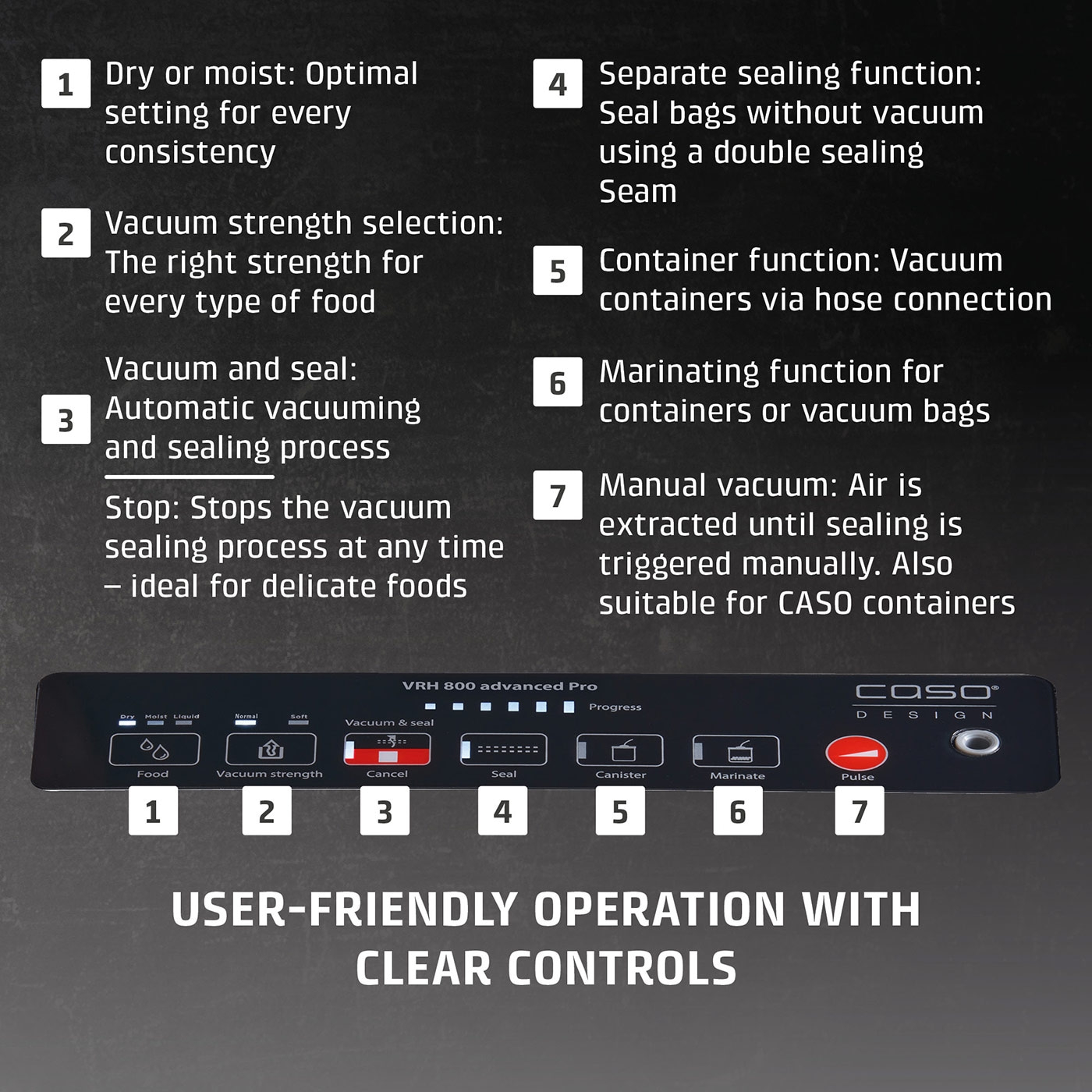 VRH 800 advanced Pro Vacuum sealer incl. wide range of accessories