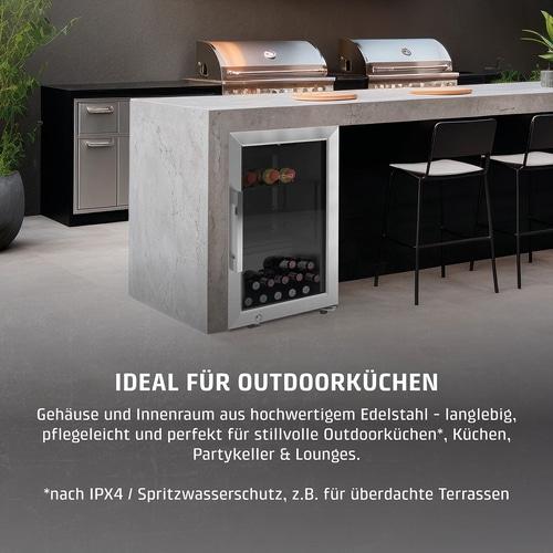 BBQ Deluxe R Smart Barbecue Kühlschrank mit Türanschlag rechts