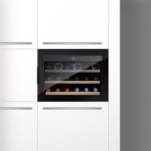 WineSafe 18 EB Black Design wine cooler, for up to 18 bottles, 1 temperature zones