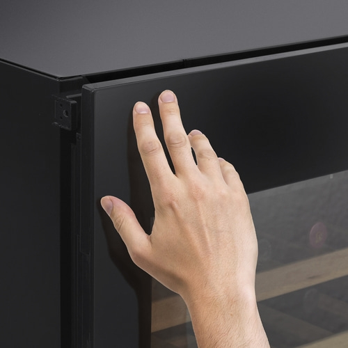 CASO WineDeluxe E 18 Design Einbau-Weinkühlschrank, für bis zu 18 Flaschen, 1 Temperaturzone