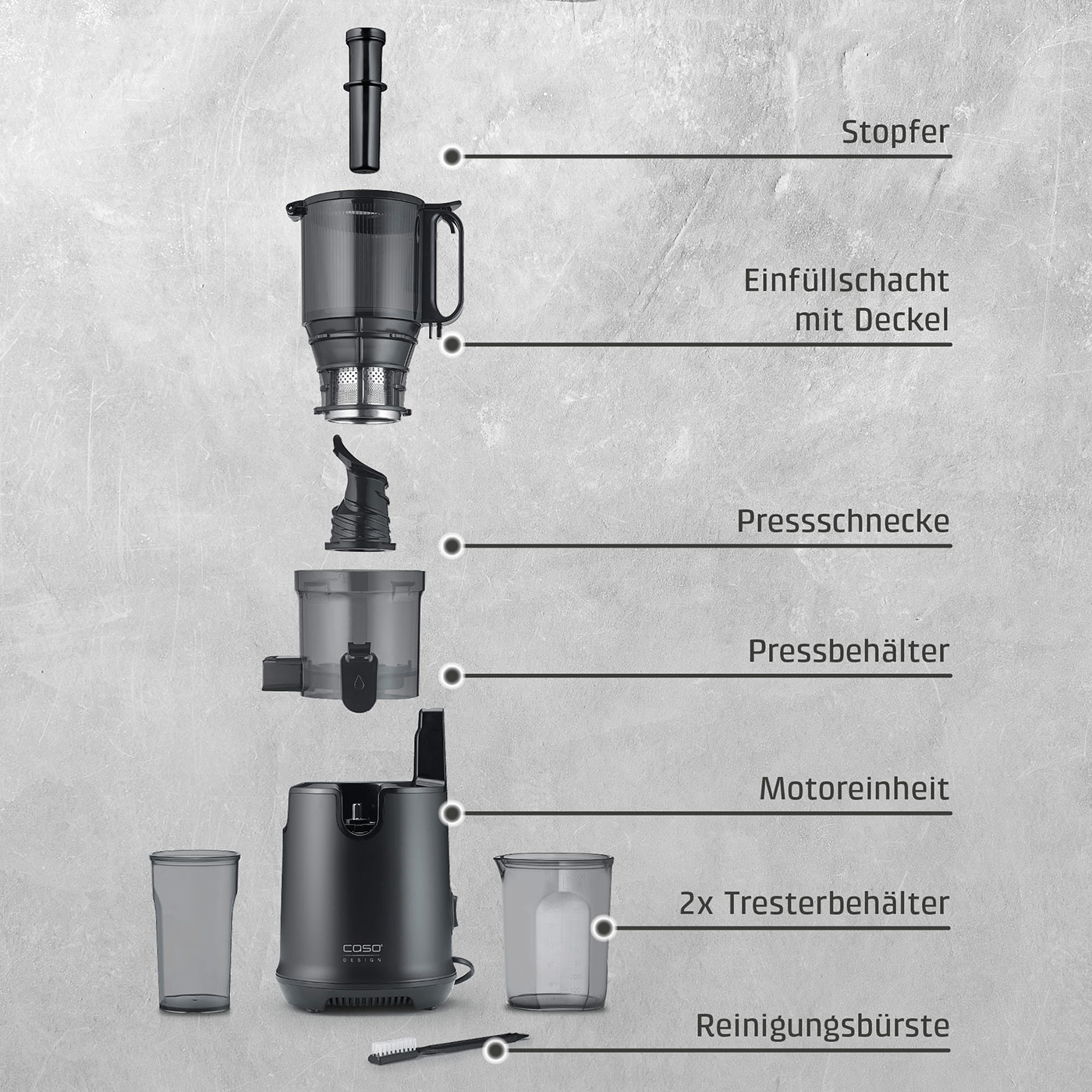 JuiceFit Pro Slow Juicer, Sieger Preis/Leistung