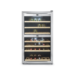 WineComfort 660 Smart Design Weinkühlschrank, für bis zu 66 Flaschen, 2 Temperaturzonen