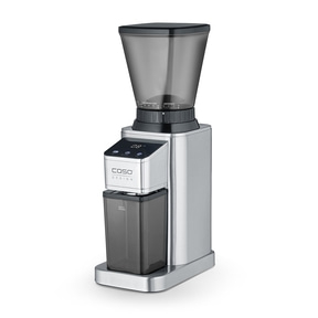 BaristaChef Inox Kaffeemühle mit Auffangbehälter und Siebträgerhaltung