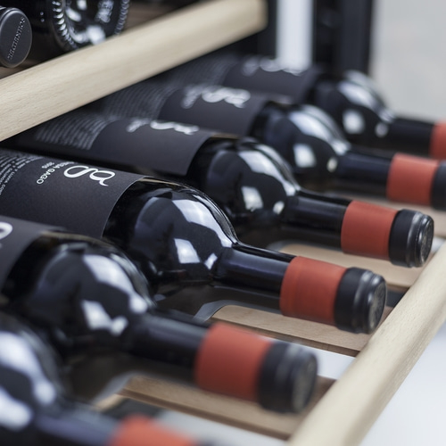 WineSafe 18 EB Black Design wine cooler, for up to 18 bottles, 1 temperature zones