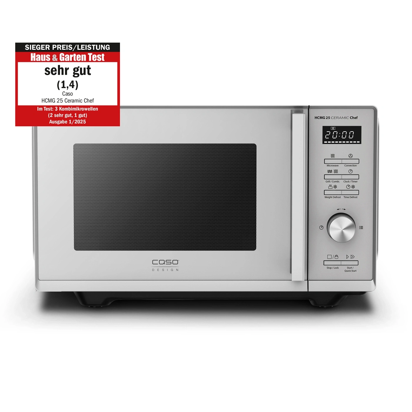 HCMG 25 Ceramic Chef Design Microwave - High convection - Grill