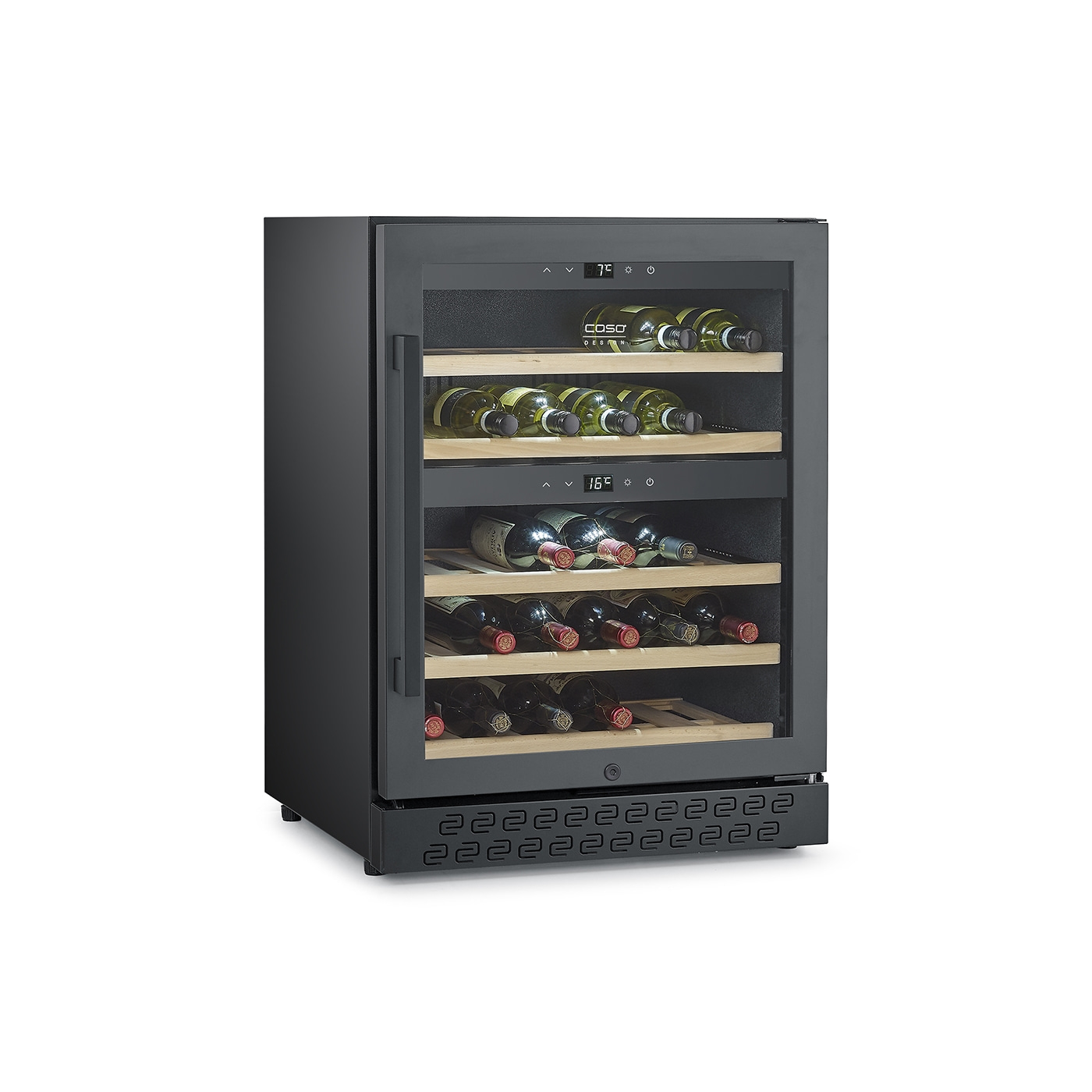 WineChef Pro 40 black Hochwertiger Weinkühlschrank mit Kompressortechnik