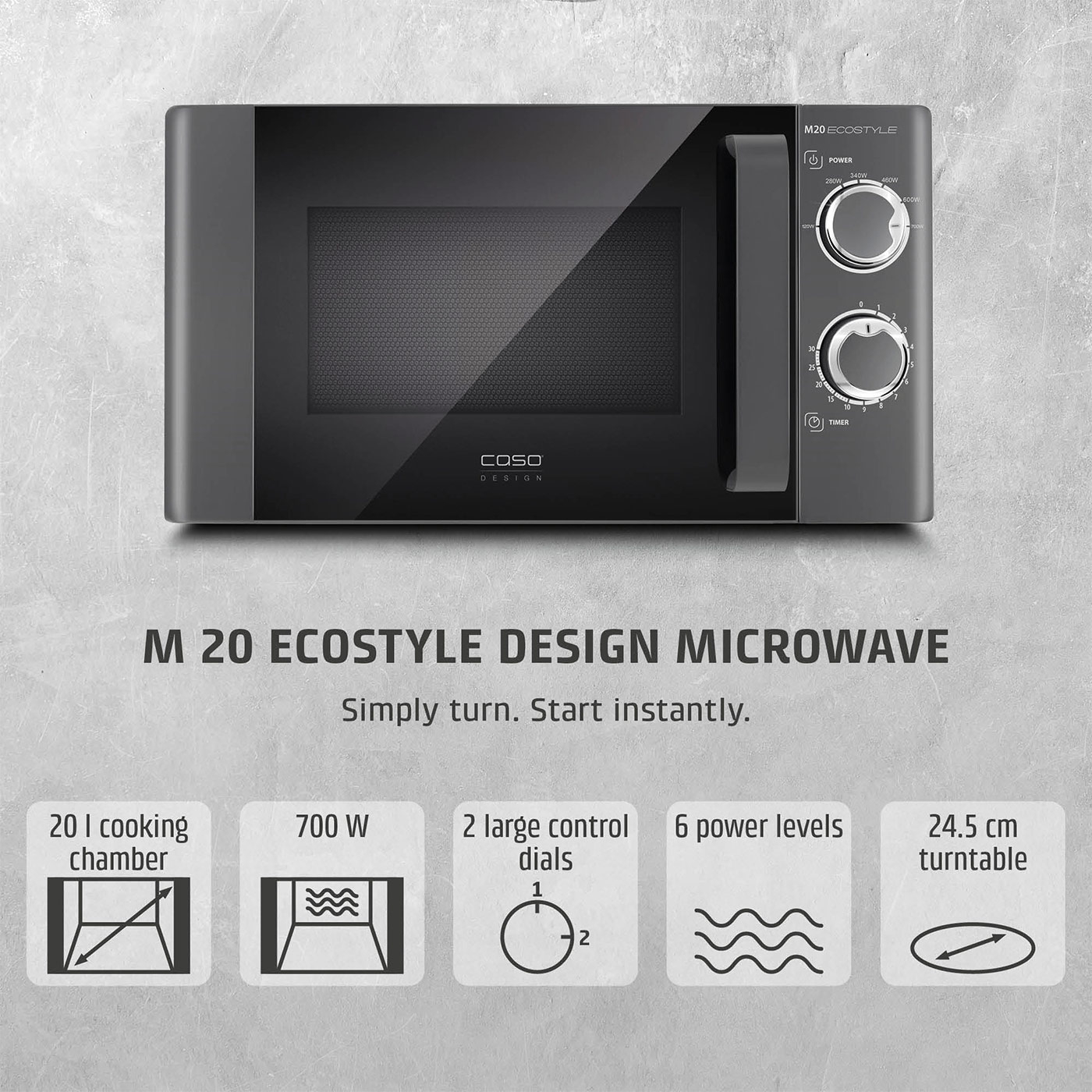 M 20 Ecostyle Design Microwave