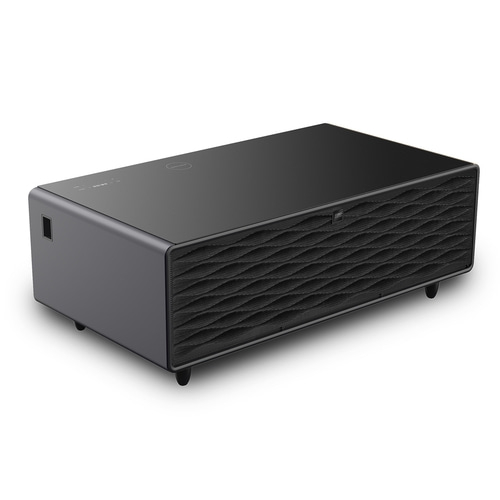 Sound & Cool Black Lounge-Tisch mit Kühlfächern, Soundbar & Lademöglichkeiten