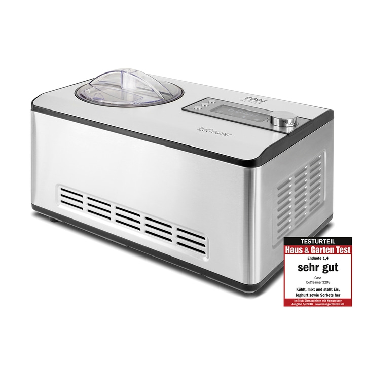 Eismaschine Caso IceCreamer 3298, sehr gut getestet, Haus & Garten Test, Endnote 1,4