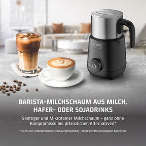 PremiumLatte XL Induktions- Milchaufschäumer für Kuhmilch- und Pflanzendrinks