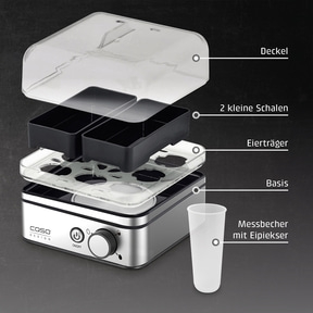 E9 Eierkocher für 8 Eier