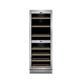 WineChef Pro 126 Design wine cooler, for up to 126 bottles, 2 temperature zones