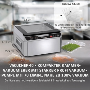 VacuChef 40 Chamber vacuum system