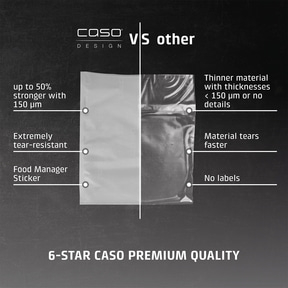 Vacuum rolls 20x600 cm, 2 pieces Foil rolls for your vacuum system
