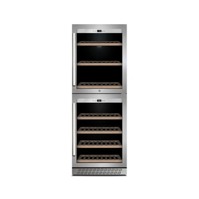 WineChef Pro 126-2D Design wine cooler, for up to 126 bottles, 2 temperature zones
