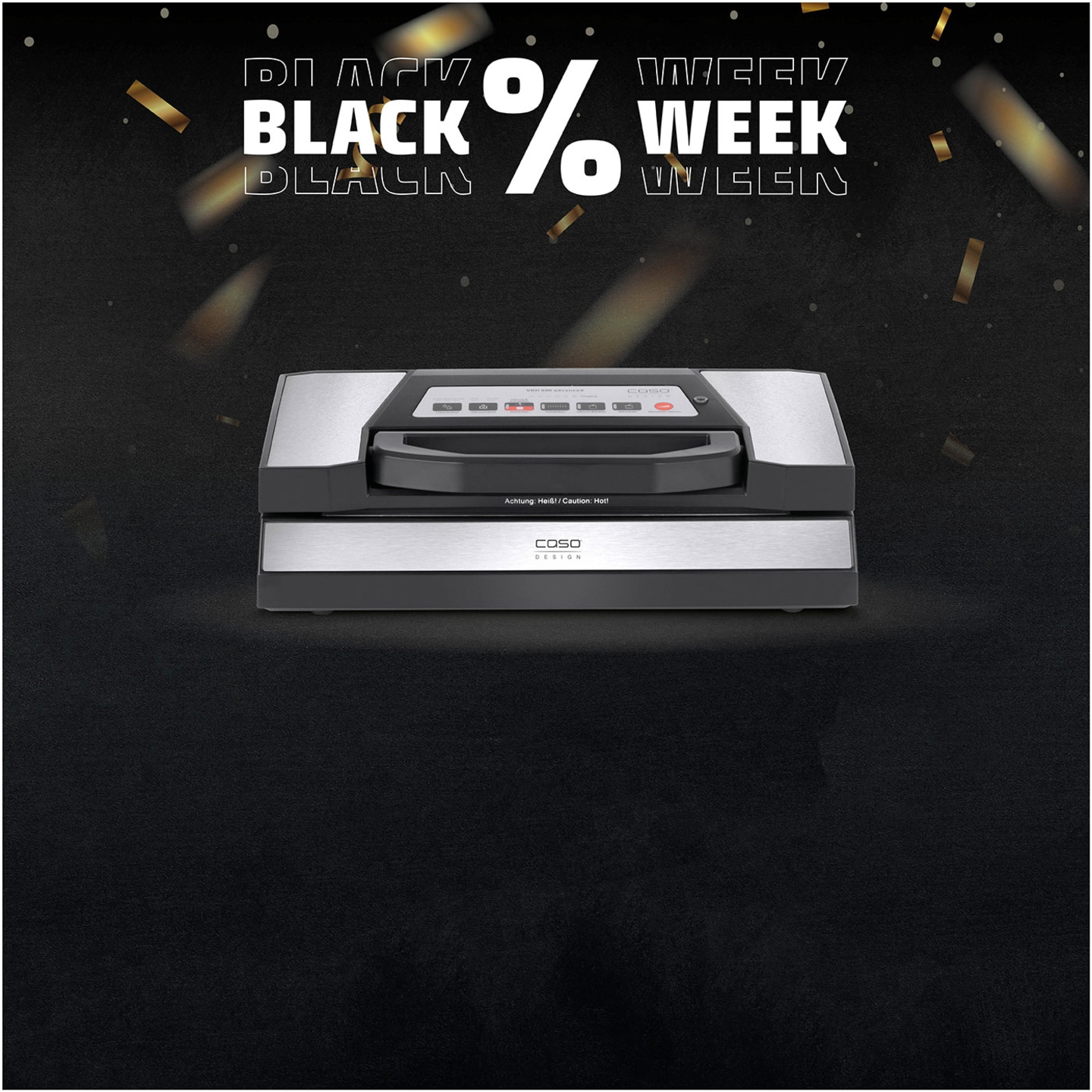 Black Week Angebot mit Vakuumierer von Caso Design